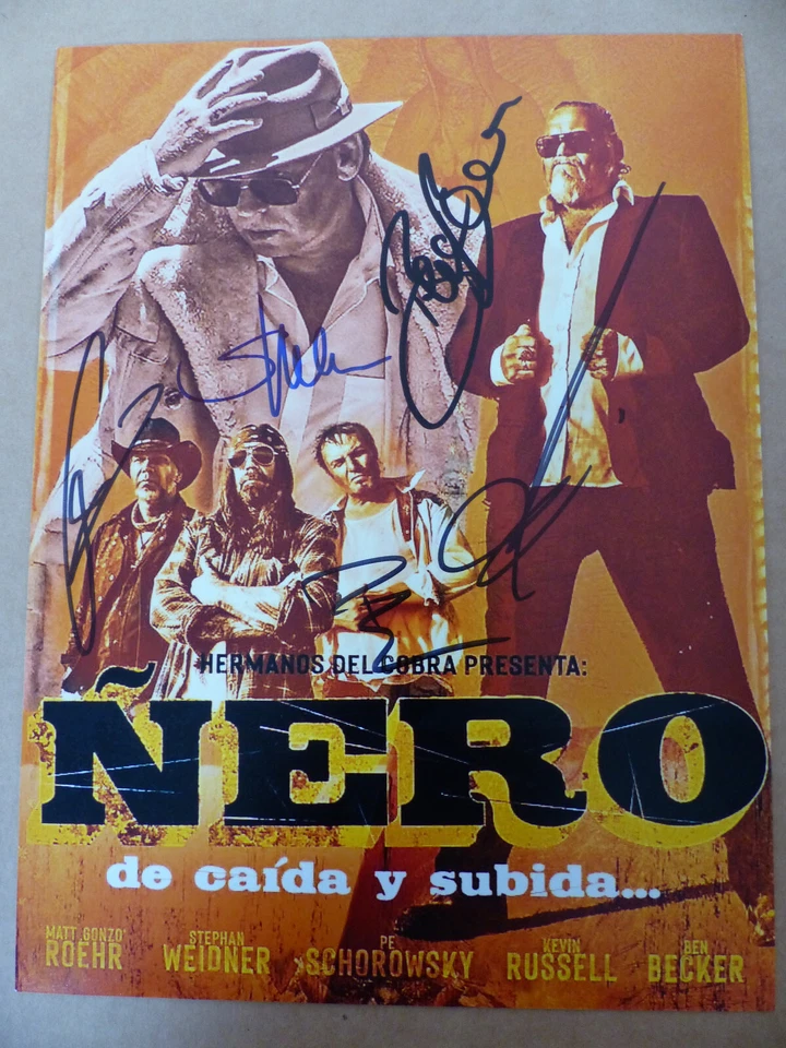 BÖHSE ONKELZ + BEN BECKER signed Autogramm signiert 20x27 cm NERO Foto - Bild 1 von 1