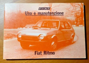 Manuale uso e manutenzione FIAT RITMO- Ottimo Stato - Maggio 1981 - Foto 1 di 3