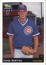 1991 Peoria Chiefs Classic/Best #12 Tyson Godfrey