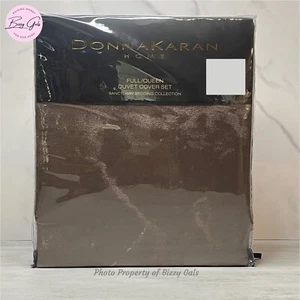 Donna Karan Home QUEEN Bettbezug + 2 Kissenbezüge Sanctuary Nerz Neu - Bild 1 von 3