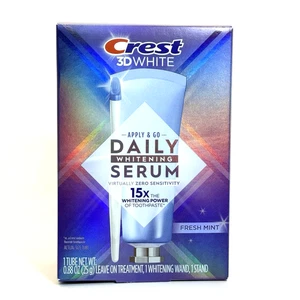Crest 3D White Apply & Go Daily Whitening Serum Fresh Mint 0.88oz EXP 11/25 - Picture 1 of 5