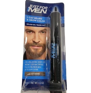 Just for Men 1-Day Beard & Brow Color, Light Brown 0.3 Fl Oz - Picture 1 of 6