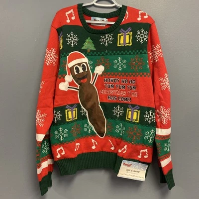 South Park Christmas Sweater X Large Mr Hankey Poo Light Sounds Ugly VIDEO - Image 1 of 4