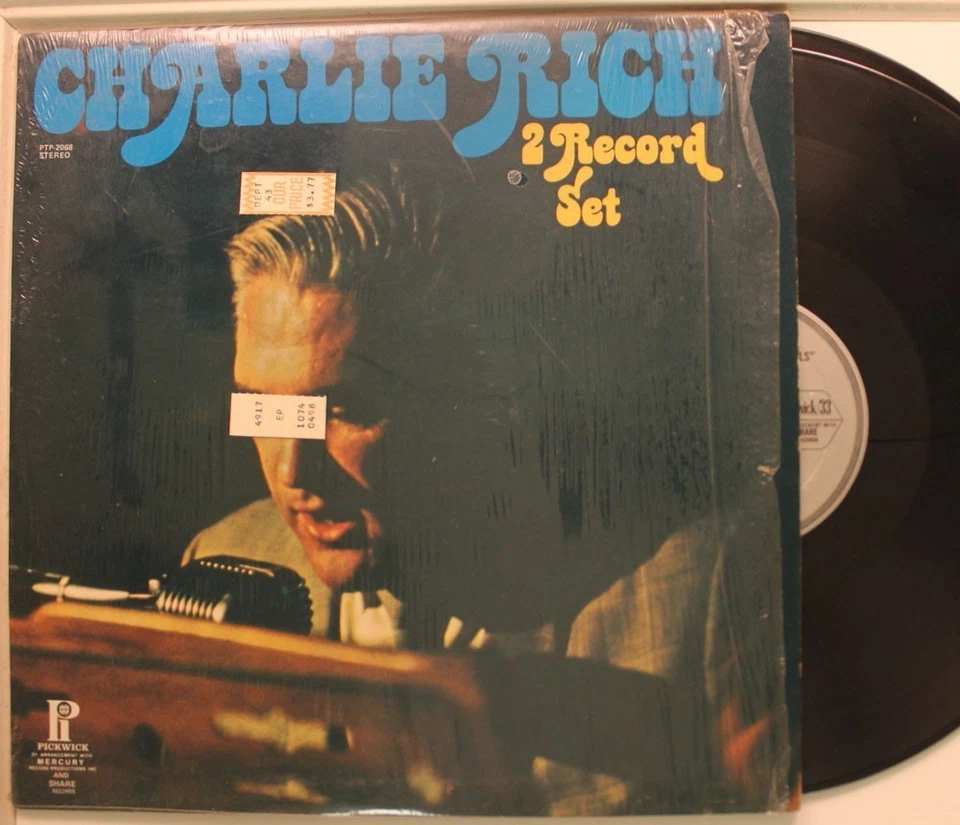 Charlie Rich Lp 2 Record Set On Pickwick - Vg+ To Vg++/ Vg++ (In Shrink!) Foto 1 de 1