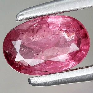0.43ct t.w 6.3x4.1mm Oval Natural Pink Tourmaline Gemstone Mozambique, Africa - Picture 1 of 4