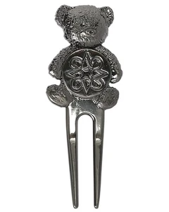 St. Andrews Green Fork [Teddy Bear Series] (Metallic) / Golf Bear /... ore order - Picture 1 of 3
