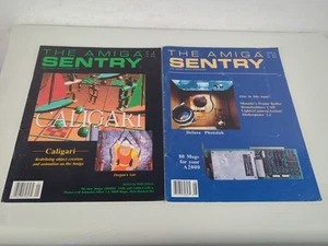 The Amiga Sentry, The Amiga News Magazine, Vintage August 1989 & Jan 1989 - Picture 1 of 8