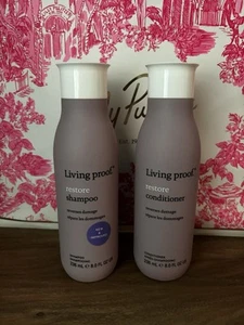 New Living Proof Restore Duo Shampoo Conditioner 8 Oz, Unopened, Sealed - Picture 1 of 1