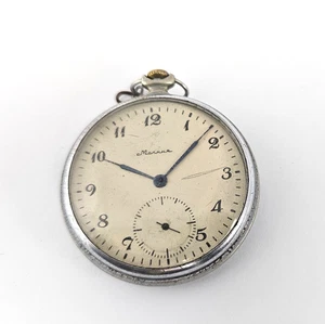 Vintage Pocket Watch USSR MOLNIJA 3601 SOVIET Watch Case - Picture 1 of 8
