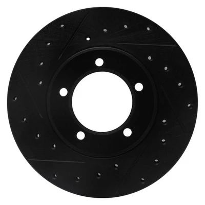 For Toyota Pickup 79-83 Brake Rotor DFC Premium Drilled & Slotted Front Driver Foto 1 de 4