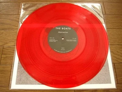 The Boats  Abstraction Limited Edition Red Vinyl Record Techno Experimental used - Image 1 of 4