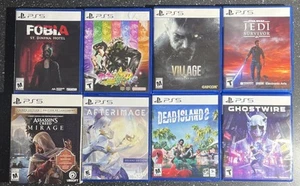 Lote de 8 juegos PS5 Star Wars Jedi Survivor Resident Evil JoJo Dead Island AC Mirage - Imagen 1 de 18