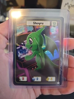 Neopets Battledome TCG GREEN SHOYRU Foil GenCon 2024 Exclusive Promo Upper Deck - Image 1 of 3