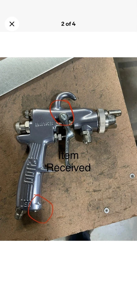 Binks Model 2100 Conventional Spray Gun - Image 1 of 3