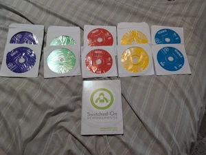 Switched-On Schoolhouse Alpha Omega 10-CD Set With Installation Discs - Picture 1 of 1