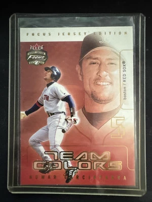 2003 Fleer Focus Jersey Edition - Team Colors Nomar Garciaparra #14TC Red Sox - Image 1 of 2