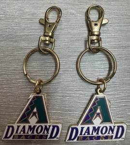 (LOTE DE 2) Arizona Diamond Backs Metal Llavero MLB Béisbol - NUEVO - Imagen 1 de 2