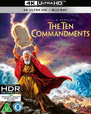 The Ten Commandments (4K UHD Blu-ray) Martha Scott Edward G. Robinson Nina Foch - image 1 of 2