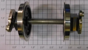LGB 9000X-3 1,665" schwarzer Lokradsatz mit externen exzentrischen Kurbeln - Bild 1 von 2