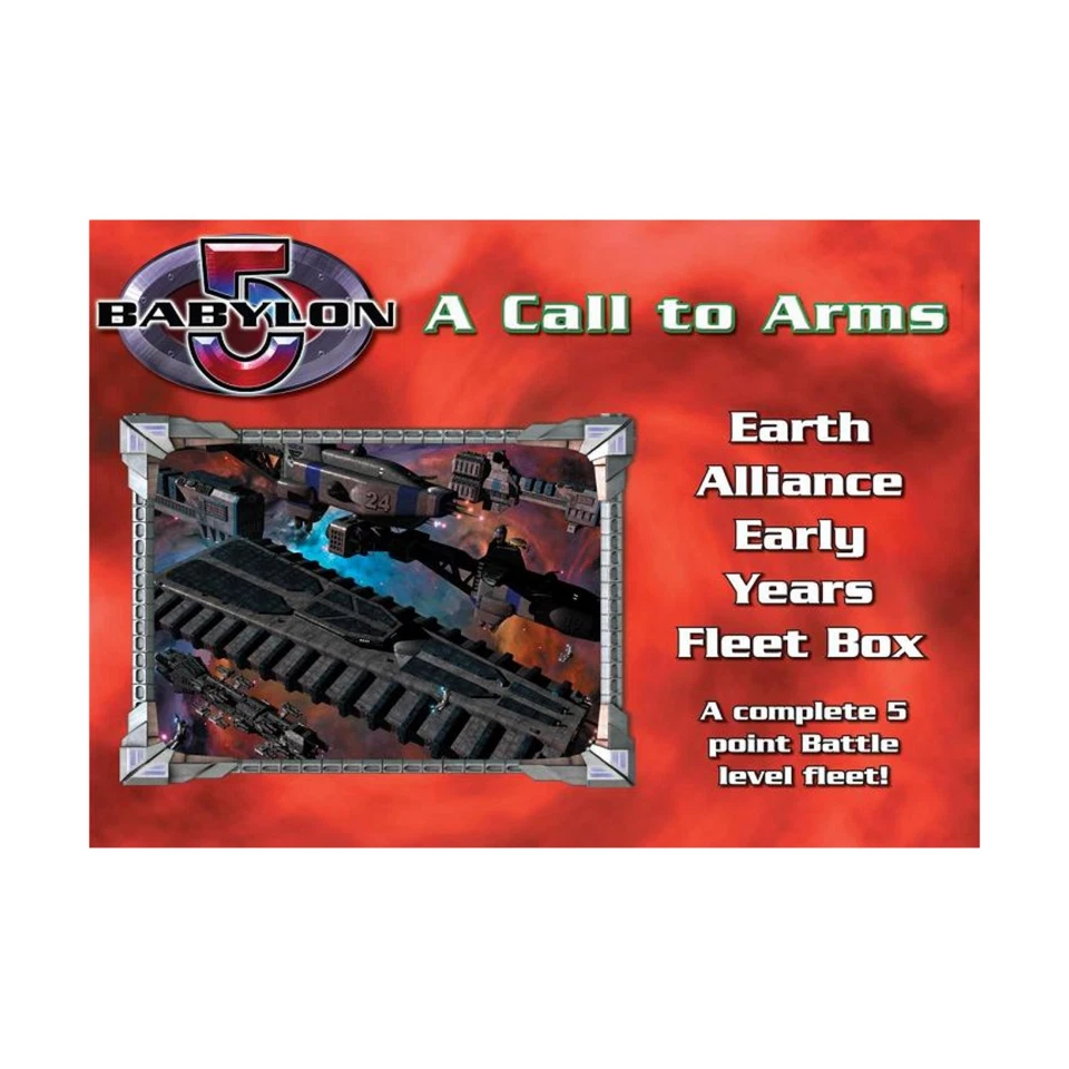 Mongoose Babylon 5 Call to Arms  Earth Alliance Fleet Box - The Early Y VG+/NM - Image 1 of 1