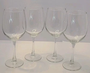 4er Set Ballon dünner Stiel Wein klar Gläser 9" hoch - Bild 1 von 24