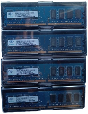 8 GB (4 x 2 GB) DDR2 800 MHz MEMORIE RAM NANYA  - 1,8 V - DIMM SDRAM PC2 DESKTOP - Immagine 1 di 4