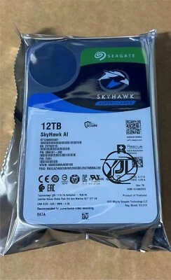 New Seagate ST12000VE001 SkyHawk AI 12TB 7200RPM SATA 6Gb/s 256MB 3.5" HDD - Image 1 of 4