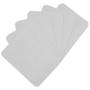 6Pcs Iron on Patches for Clothing Repair 3"x4-1/4" Fabric Patch Cotton Grey - Picture 1 of 6