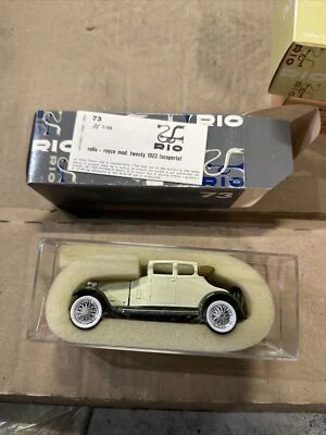 BOXED RIO NO.73 1:43 SCALE DIE CAST MODEL 1923 ROLLS ROYCE MOD. TWENTY SCOPERTA - Image 1 of 3
