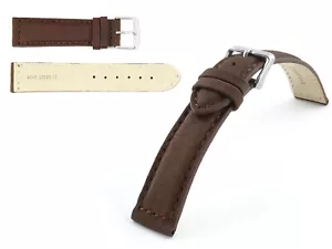 SOFT UHRENARMBAND BUEFFEL LEDER TAJFUN BRAUN DORNSCHLIESSE 18 20 22 24MM DE - Bild 1 von 5