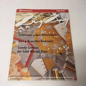 Zig Zag Magazine Husqvarna Vol 11 Burda Pattern Included Sewing - Picture 1 of 7