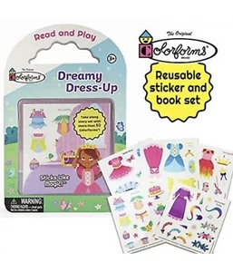NEW Colorforms Dreamy Dress-Up Colorforms Activity Board Books Read & Play Set❤️ - Picture 1 of 7