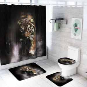 Alfombra de baño antideslizante para cortina de ducha Tiger - Imagen 1 de 17