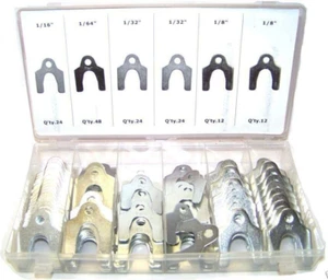 Juego surtido de 144 piezas de cuña de alineación de guardabarros de carrocería automática 1/16" 1/64" 1/32" 1/8" - Imagen 1 de 1