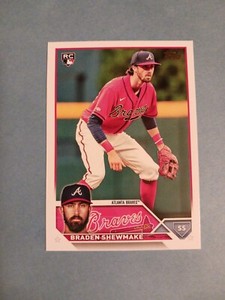 2023 Topps Update #US206 Braden Shewmake RC Atlanta Braves