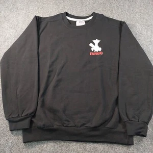 Y2K Fargo Wood Chipper Quote Sweatshirt Men’s M Movie Promo Black Anvil Red-Bar - Picture 1 of 8