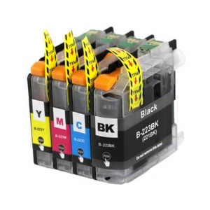 4 Printer Ink Cartridges (Set) to replace Brother LC223 non-OEM / Compatible - Picture 1 of 4