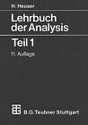 Lehrbuch der Analysis, 2 Tle., Tl.1 (Mathematische Leitf... | Buch | Zustand gut