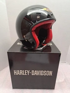 Casco Harley-Davidson 3/4 Aileron Talla Xtra Pequeño NUEVO con ETIQUETAS - Imagen 1 de 6