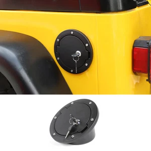 Fuel Filler Door Cover Gas Tank Cap Locking Keys For Jeep Wrangler TJ 1997-2006 - Imagen 1 de 9