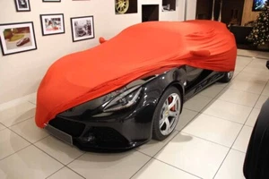 Vollgarage Car-Cover Indoor Rot mit Spiegeltaschen für Lotus Exige ab 2012 - Picture 1 of 2
