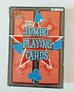 Vierundfünfzig Rinco kunststoffbeschichtete Jumbo-Spielkarten - Bild 1 von 7