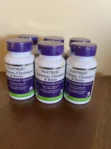 Natrol Cinnamon Chromium & Biotin Blood Sugar 60 Count 3/26 Exp. - Picture 1 of 1