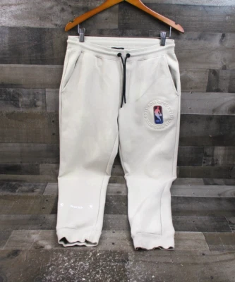 Pantalones deportivos Hugo Boss NBA para hombre medianos beige Slamdunk bolsillos deportivos Foto 1 de 4