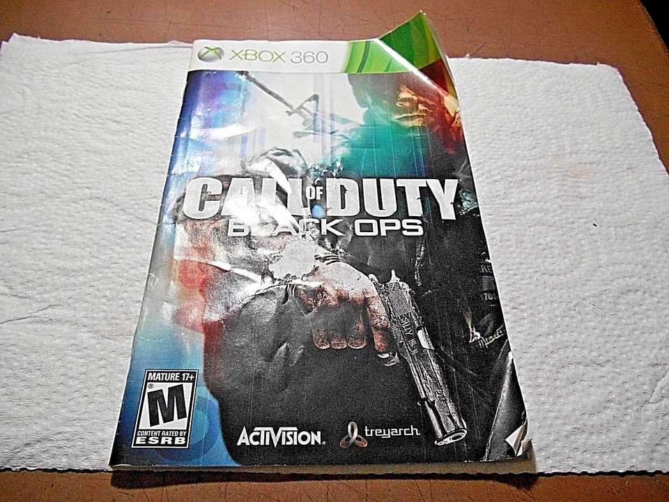 CALL OF DUTY BLACK OPS XBOX 360 INSTRUCTION MANUAL OR BOOKLET ONLY - Image 1 of 4