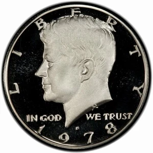 Lotto Kennedy mezzo dollaro prova 1978 S PCGS PR 70 cammeo profondo moneta 50c non circolata - Foto 1 di 12
