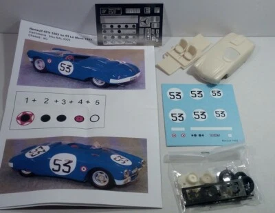 1-43 Renault 4CV 1063 Le Mans 1953 #53 resin kit GCAM - Immagine 1 di 4