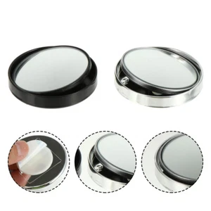 2 Pairs Auxiliary Mirror Adjustable Blind Spot Mirrors Reversing - Picture 1 of 11