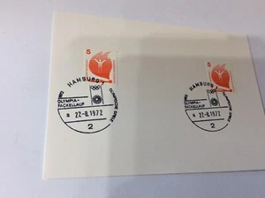 Olympic Games 1972 Germany Postcard Hamburg - Picture 1 of 1