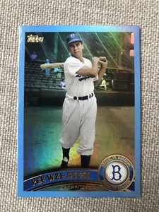 2021 Topps Archives 2011 Topps Blue Foil /25 Pee Wee Reese #265 HOF